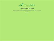 Tablet Screenshot of nutrisains.com